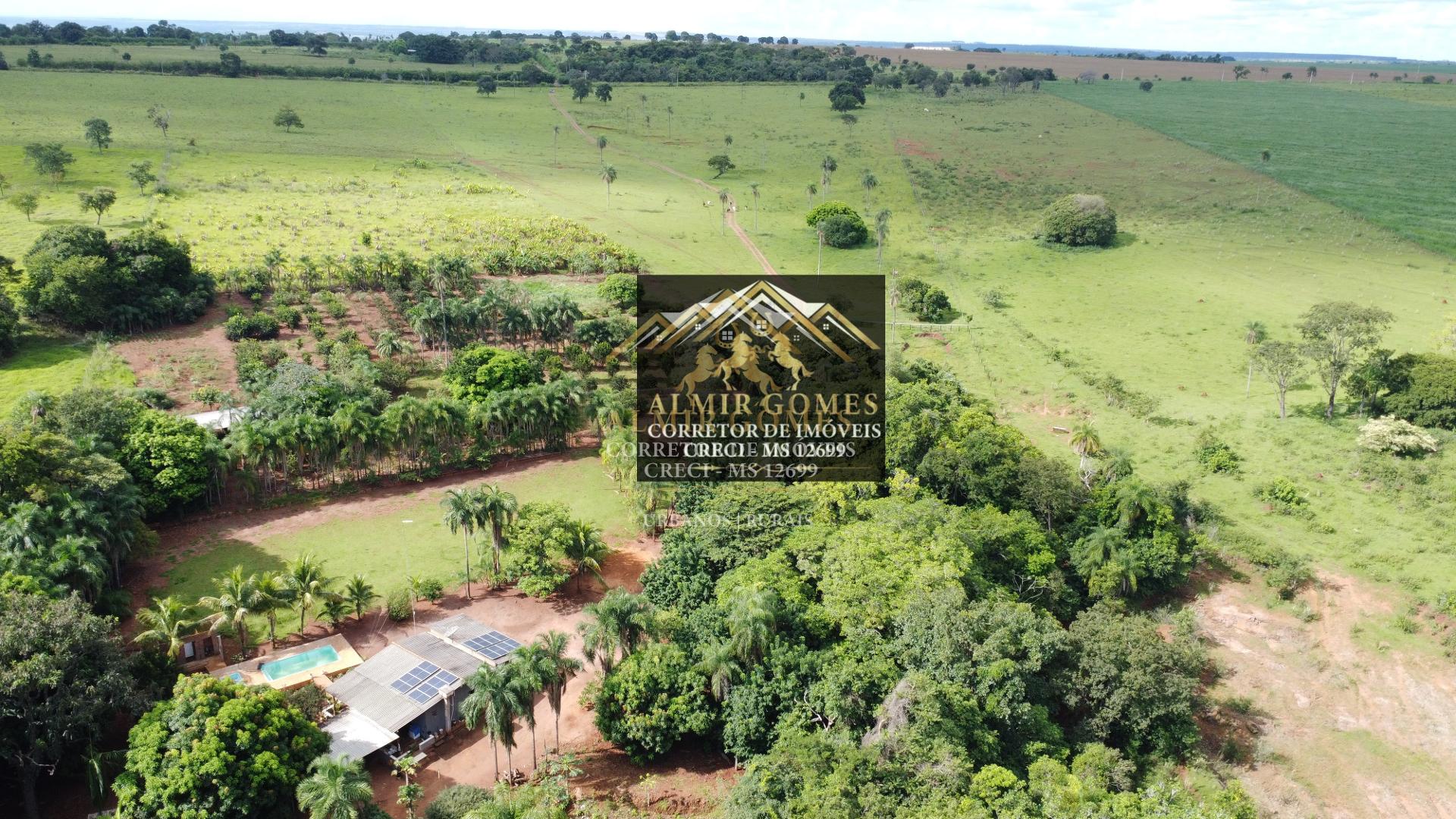 Chácara à venda 30 hectares, somente 6,5 km de estrada de chão, JARAGUARI - MS