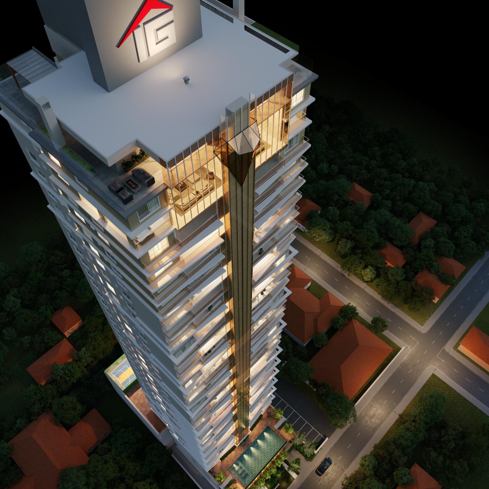 Apartamentos no Residencial Diamond Tower à venda, Centro, FOZ...