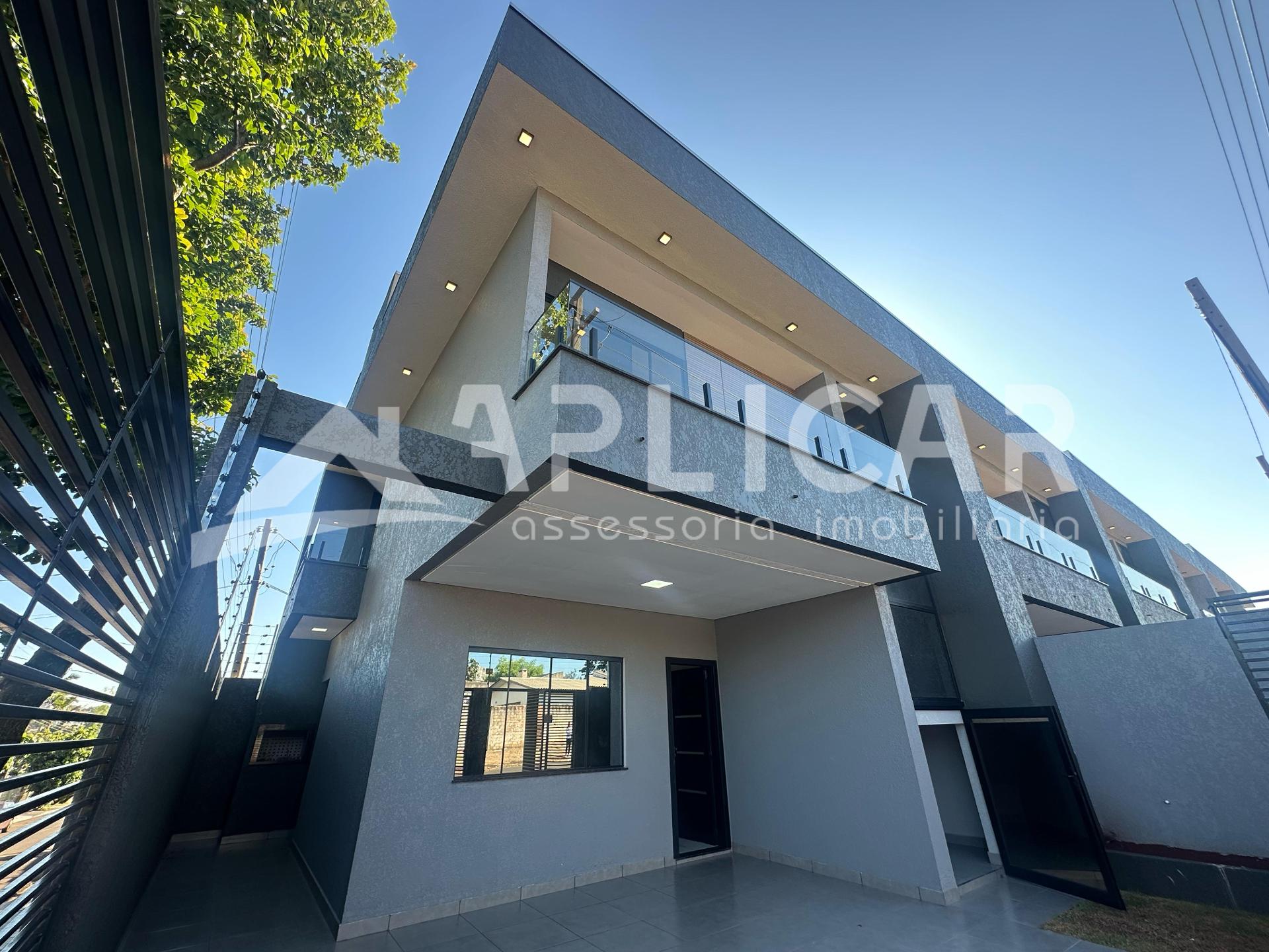 SOBRADO NOVO DE ESQUINA COM 3 DORMITÓRIOS NO JARDIM ITÁLIA, FO...