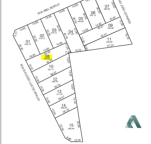 Lote à venda no Loteamento Parque das Torres em Pato Branco - PR