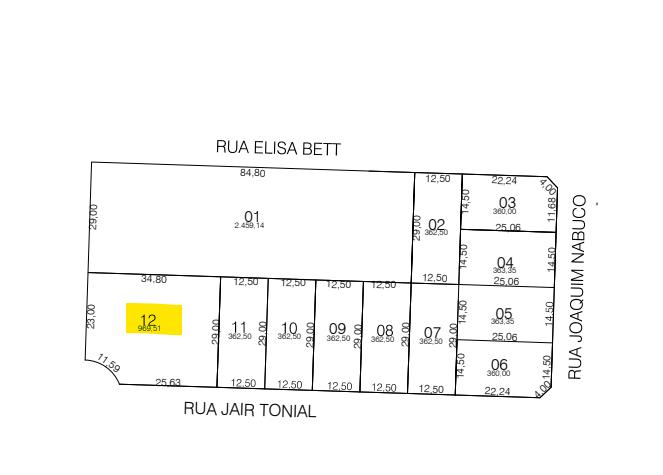 Lote no loteamento Novo Lar III à venda em Pato Branco - PR