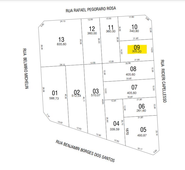 Lote à venda no Loteamento Capelesso no bairro Fraron em Pato ...