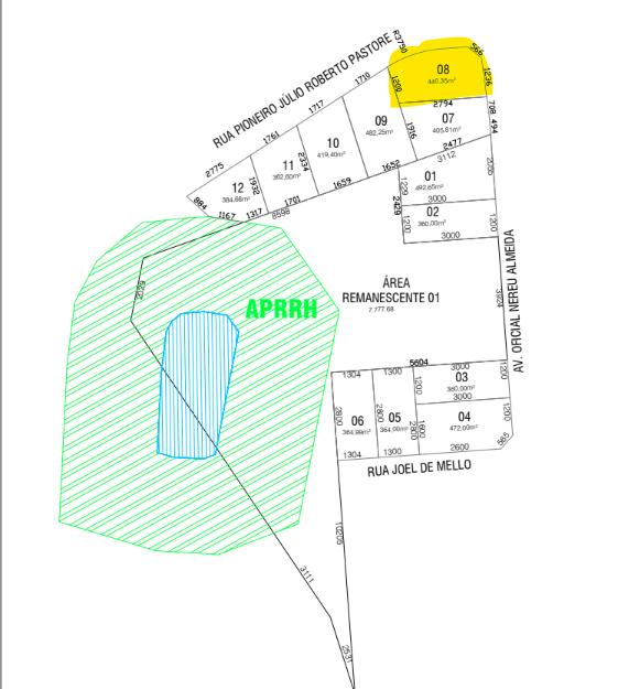 Lote de esquina à venda no bairro São Luiz em Pato Branco - PR