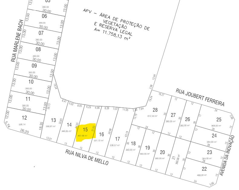 Lote à venda no loteamento Parque das Torres em Pato Branco - PR