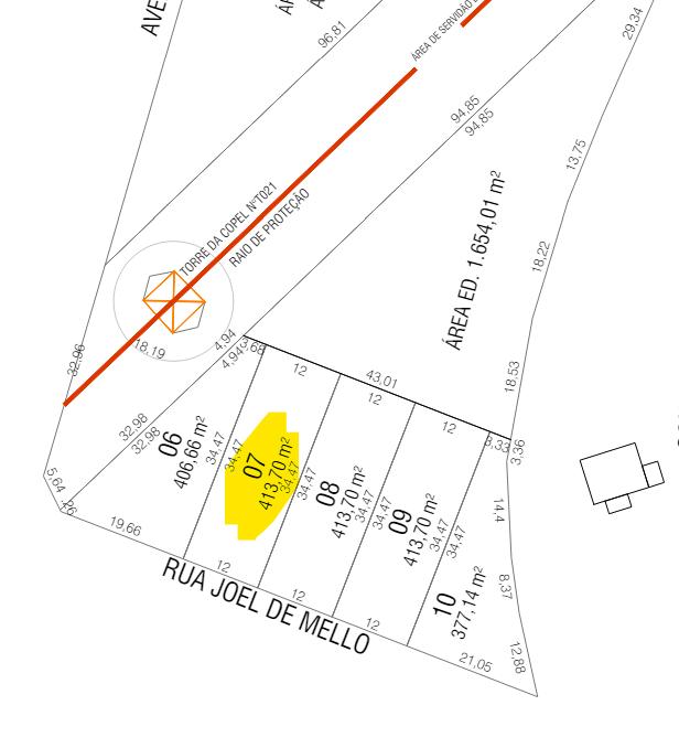 Lote à venda no loteamento Parque das Torres em Pato Branco-PR