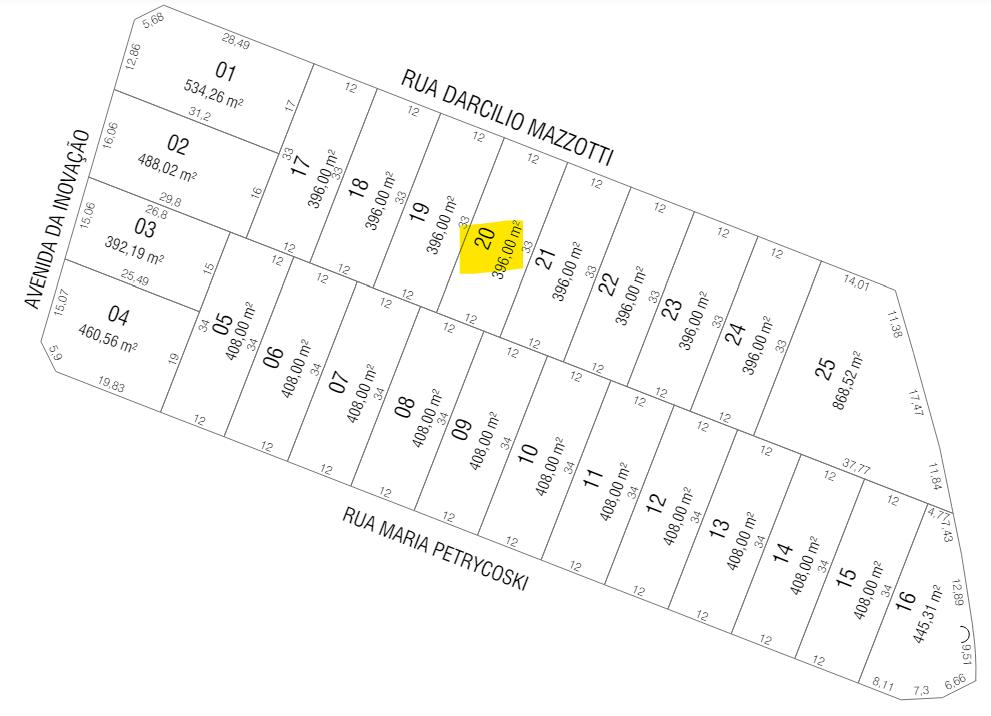 Lote à venda próximo ao Shopping no bairro São Luiz em Pato Br...