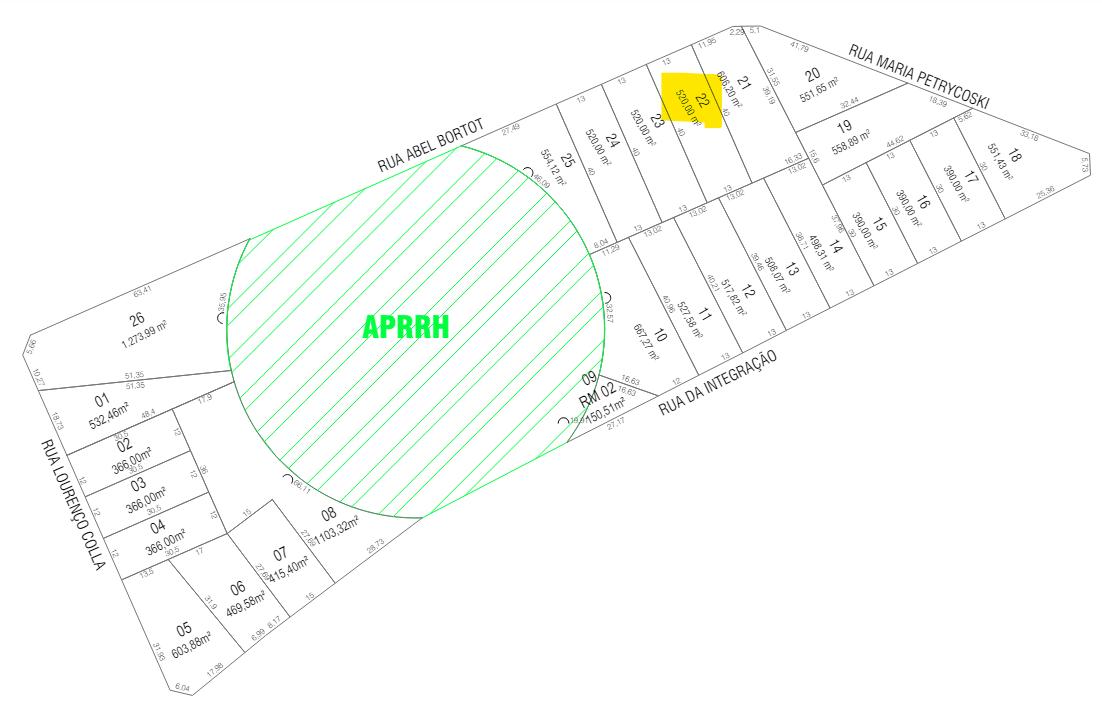 Lote á venda no loteamento Parque das Torres em Pato Branco-PR