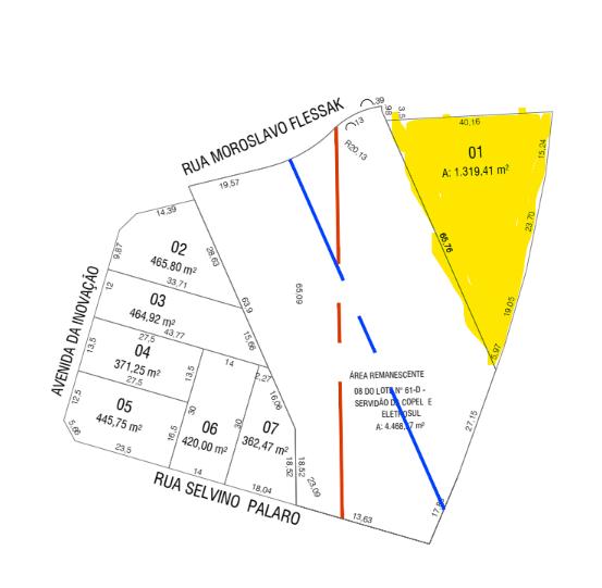 Lote à venda no loteamento Jardim das Torres em Pato Branco - PR