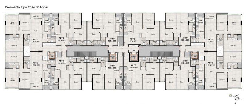 Apartamento à venda com 2 quartos, 66m² - Foto 8