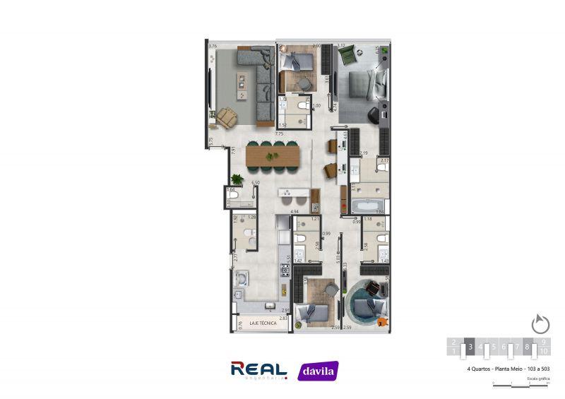 Apartamento à venda com 3 quartos, 120m² - Foto 13