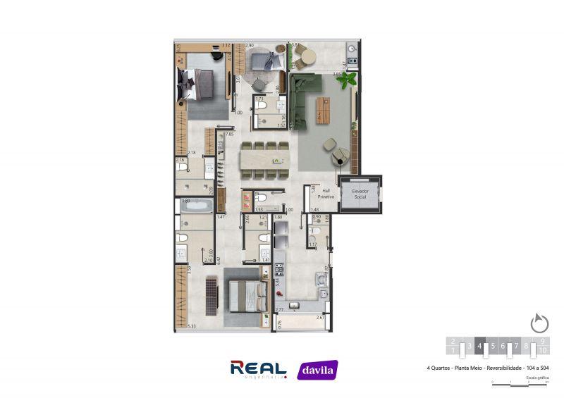 Apartamento à venda com 3 quartos, 120m² - Foto 14