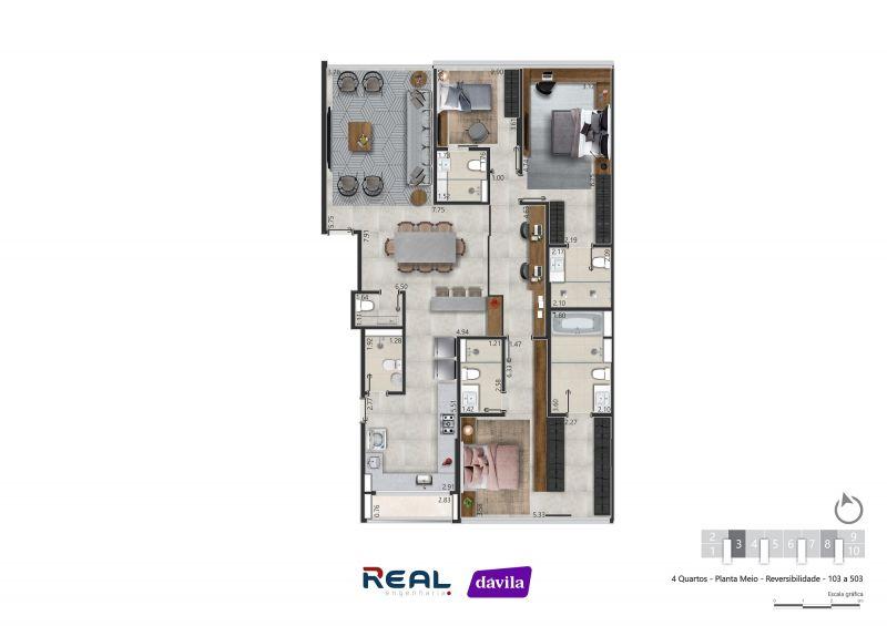 Apartamento à venda com 3 quartos, 120m² - Foto 15