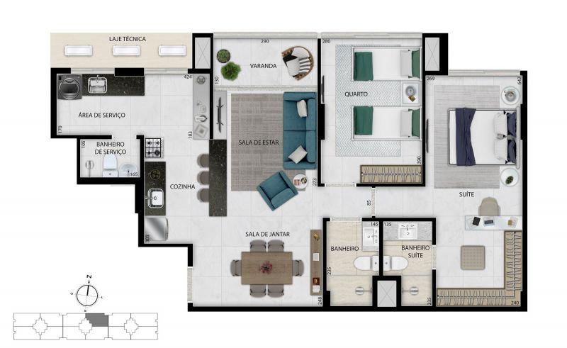 Apartamento à venda com 3 quartos, 223m² - Foto 17