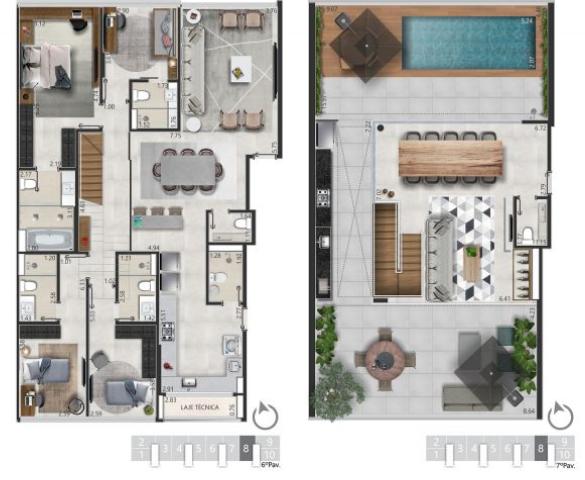 Apartamento à venda com 3 quartos, 200m² - Foto 3