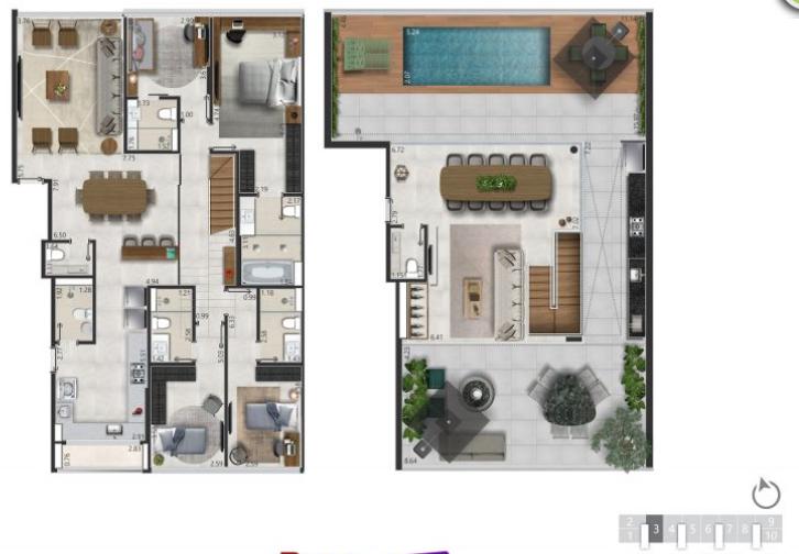 Apartamento à venda com 3 quartos, 200m² - Foto 5