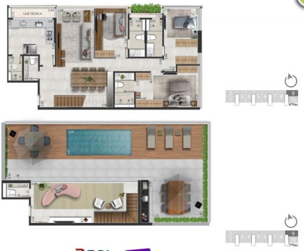 Apartamento à venda com 3 quartos, 200m² - Foto 8