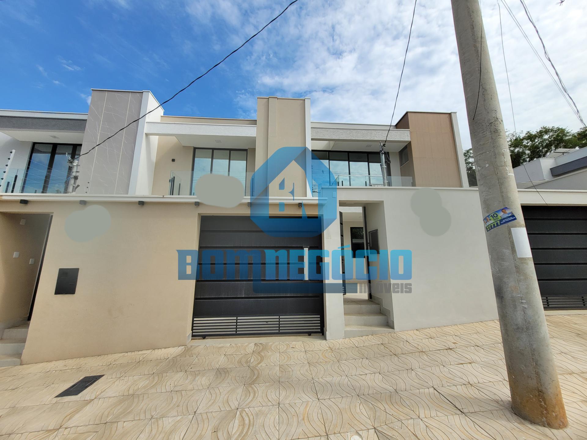Casa nova com 3 quartos, 3 banheiros e área gourmet à venda, C...