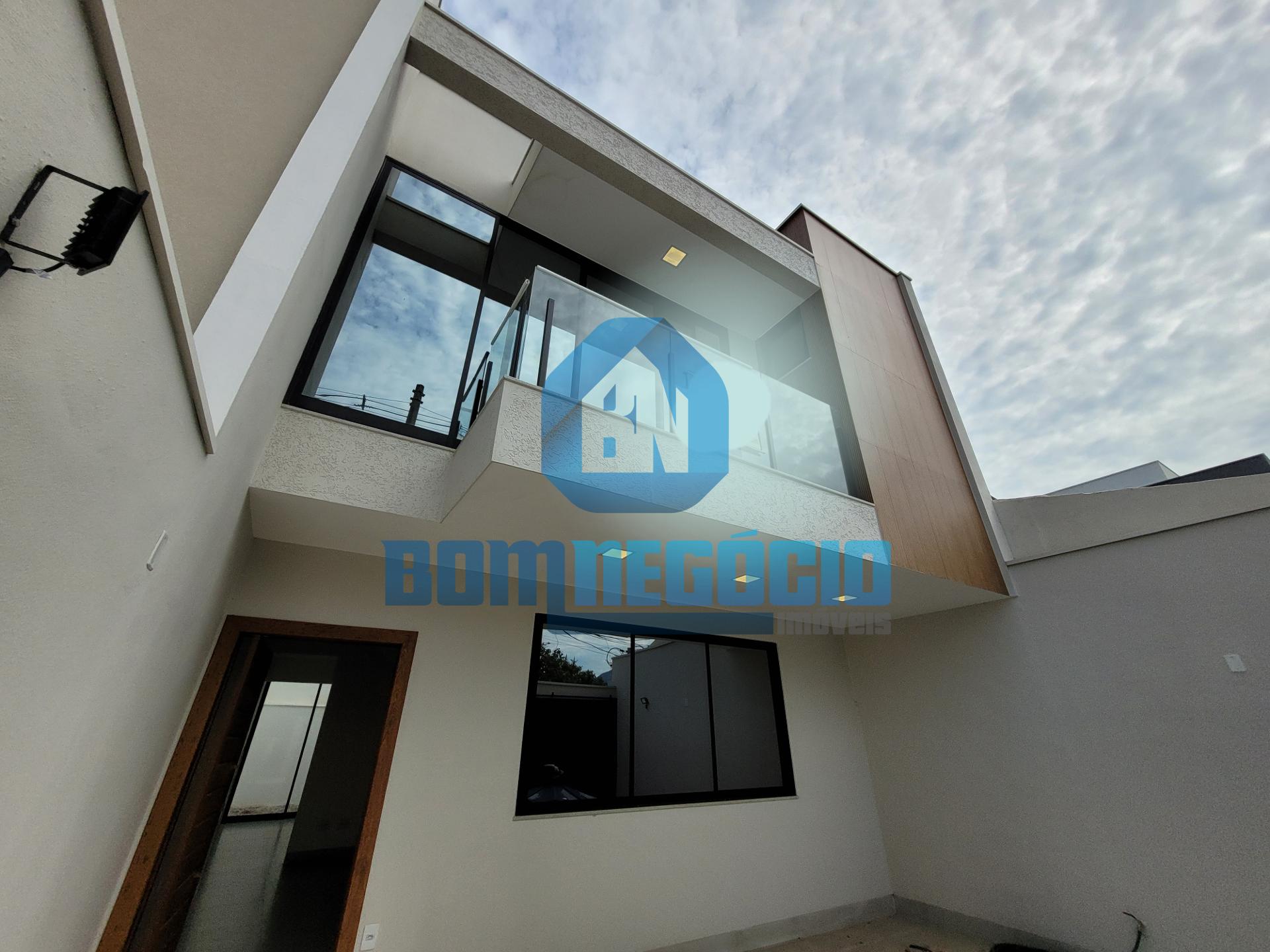 Casa nova com 3 quartos, 3 banheiros e área gourmet à venda, C...