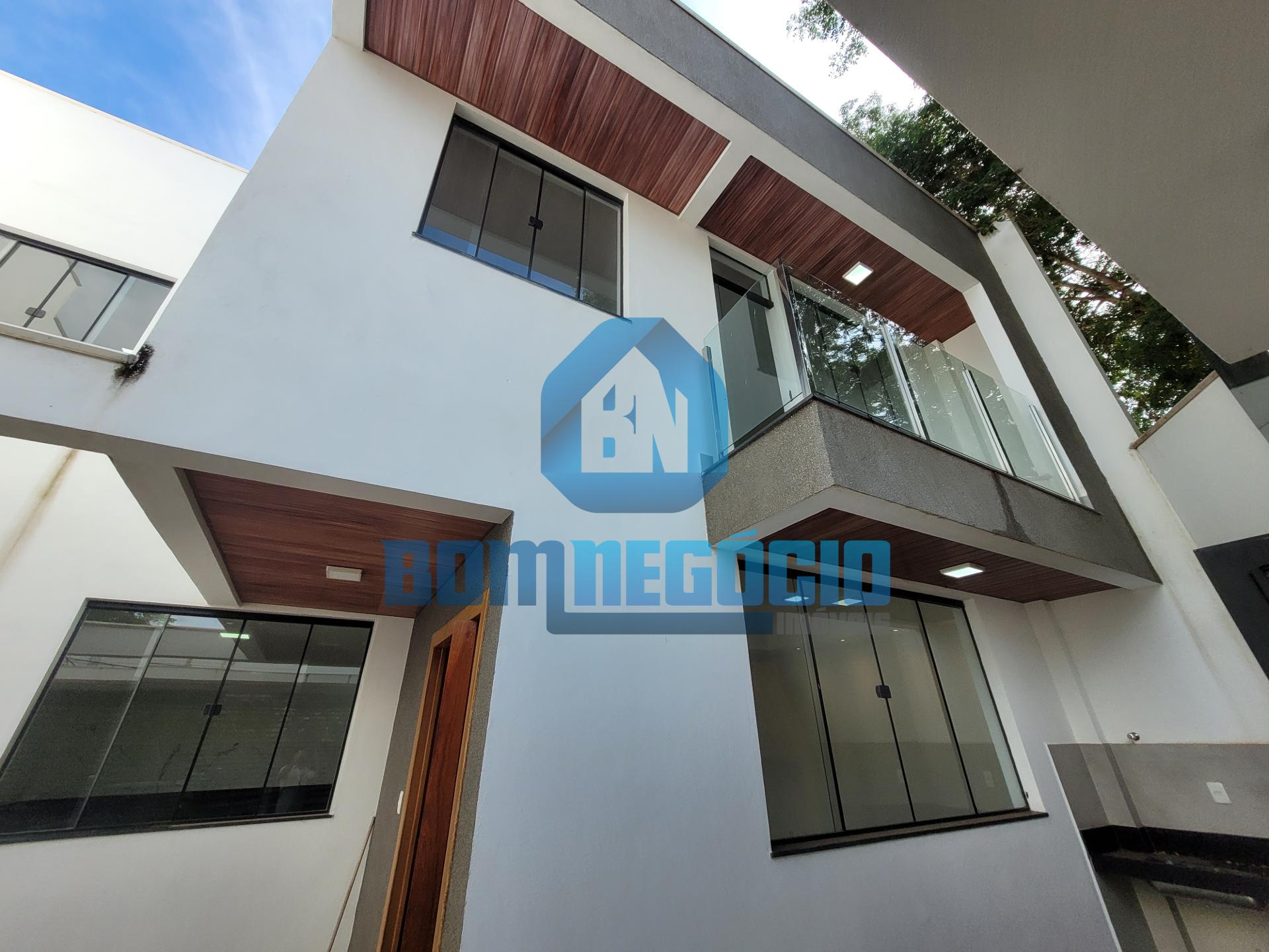 Casa nova com 3 quartos, 3 banheiros e área gourmet à venda, C...