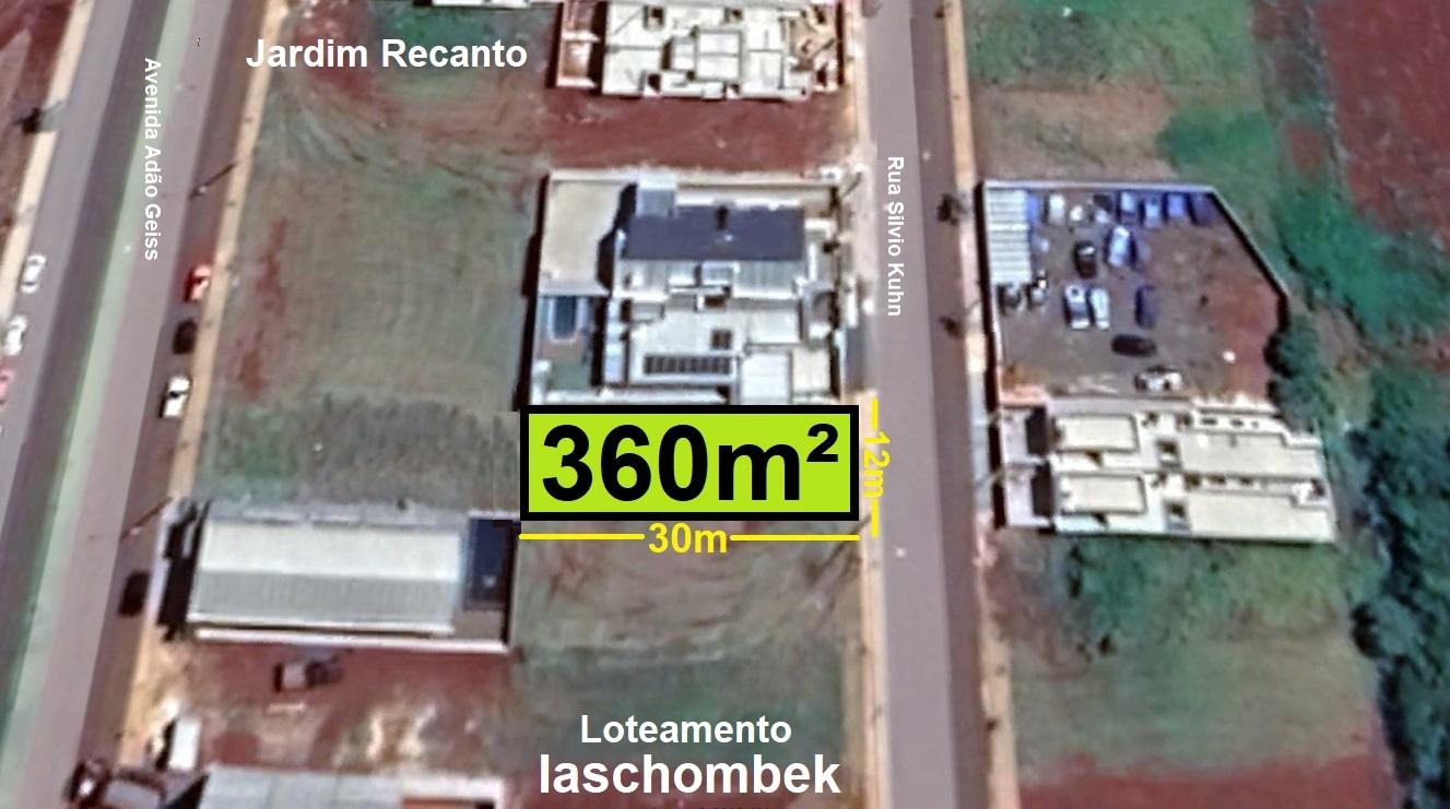 Terreno de 360m  no Loteamento Iaschombech na quadra de cima a...