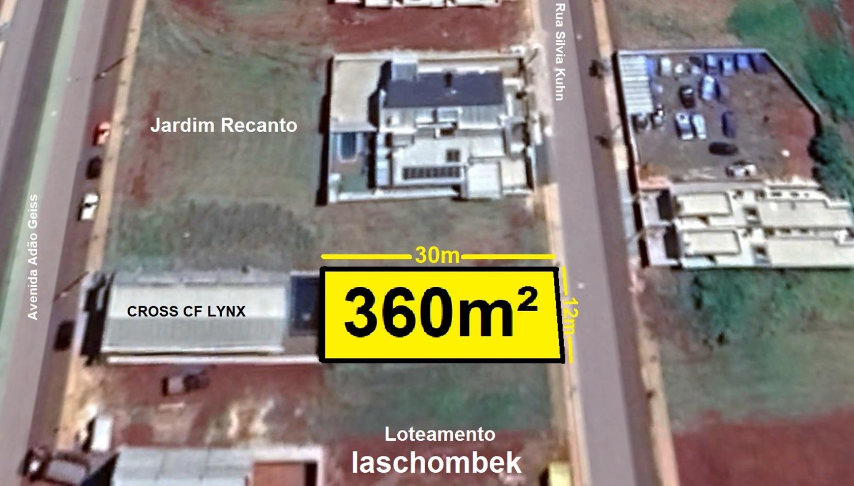 Terreno de 360m  no Loteamento Iaschombech na quadra de cima a...