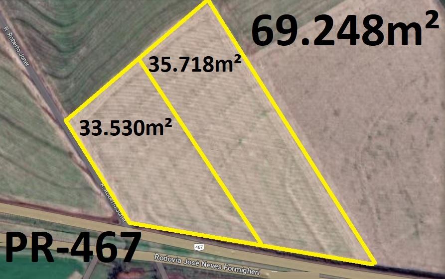 2 Chácaras com matrículas individuais  33.530m  e 35.718m  em ...