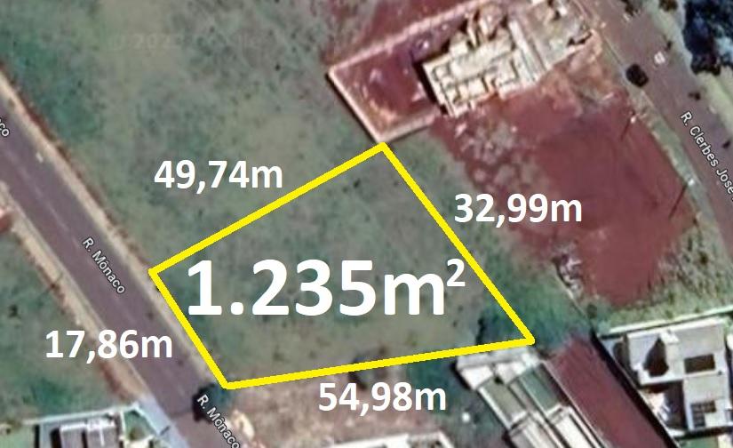 Terreno de 1.235,64m  em Ótima Localização no Jardim Paraná - ...