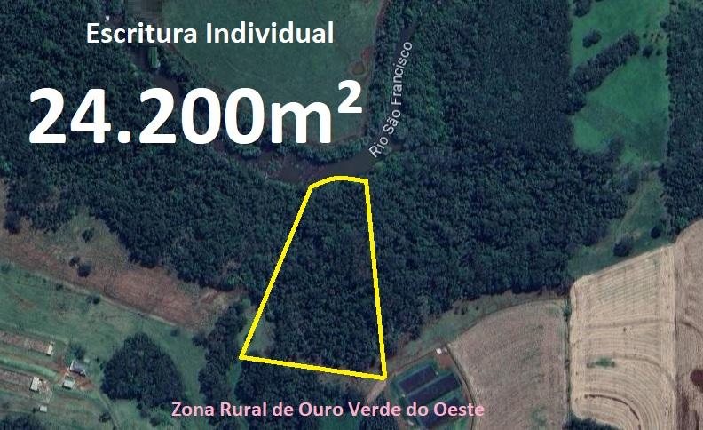 Chácara de 24.200m   1 Alqueire  Apta a Moradia e Lazer em Our...