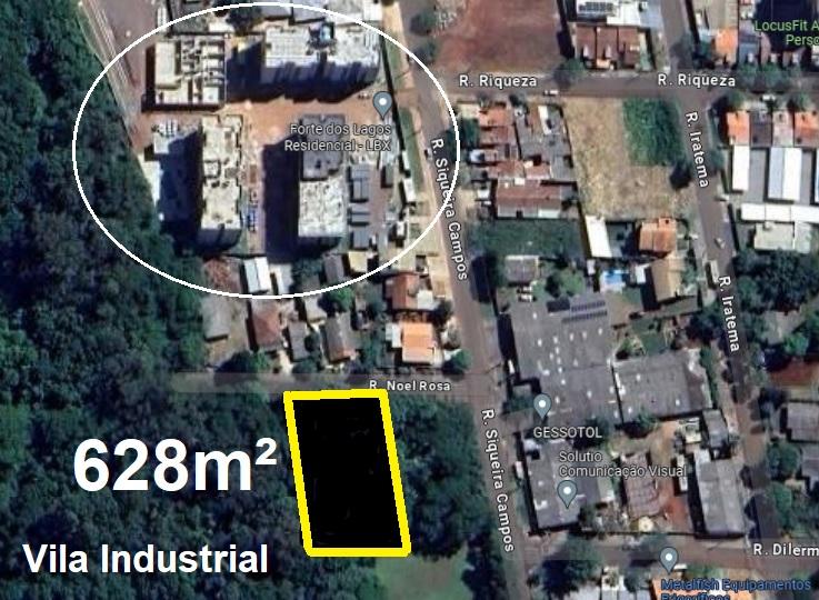 Terreno de 628,98m  Ótima localização próximo do Condomínio Fo...