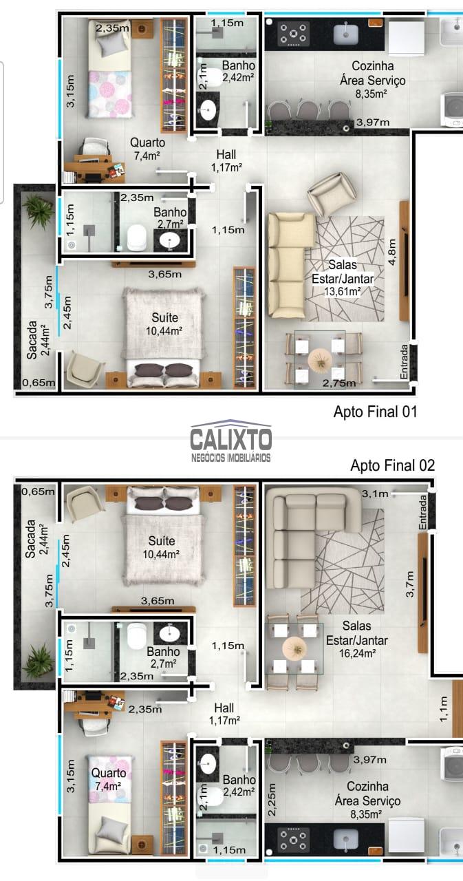 APARTAMENTO BAIRRO  SANTA MÔNICA