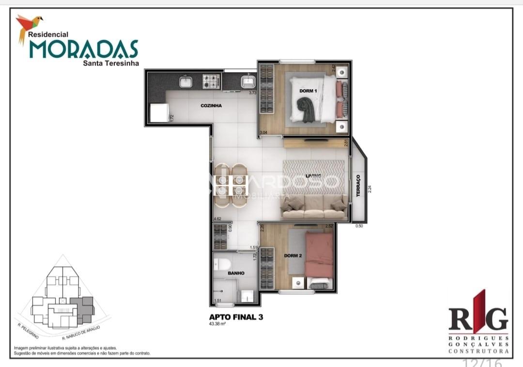 Novo Apartamento a venda em Santa Teresinha, São Paulo - SP