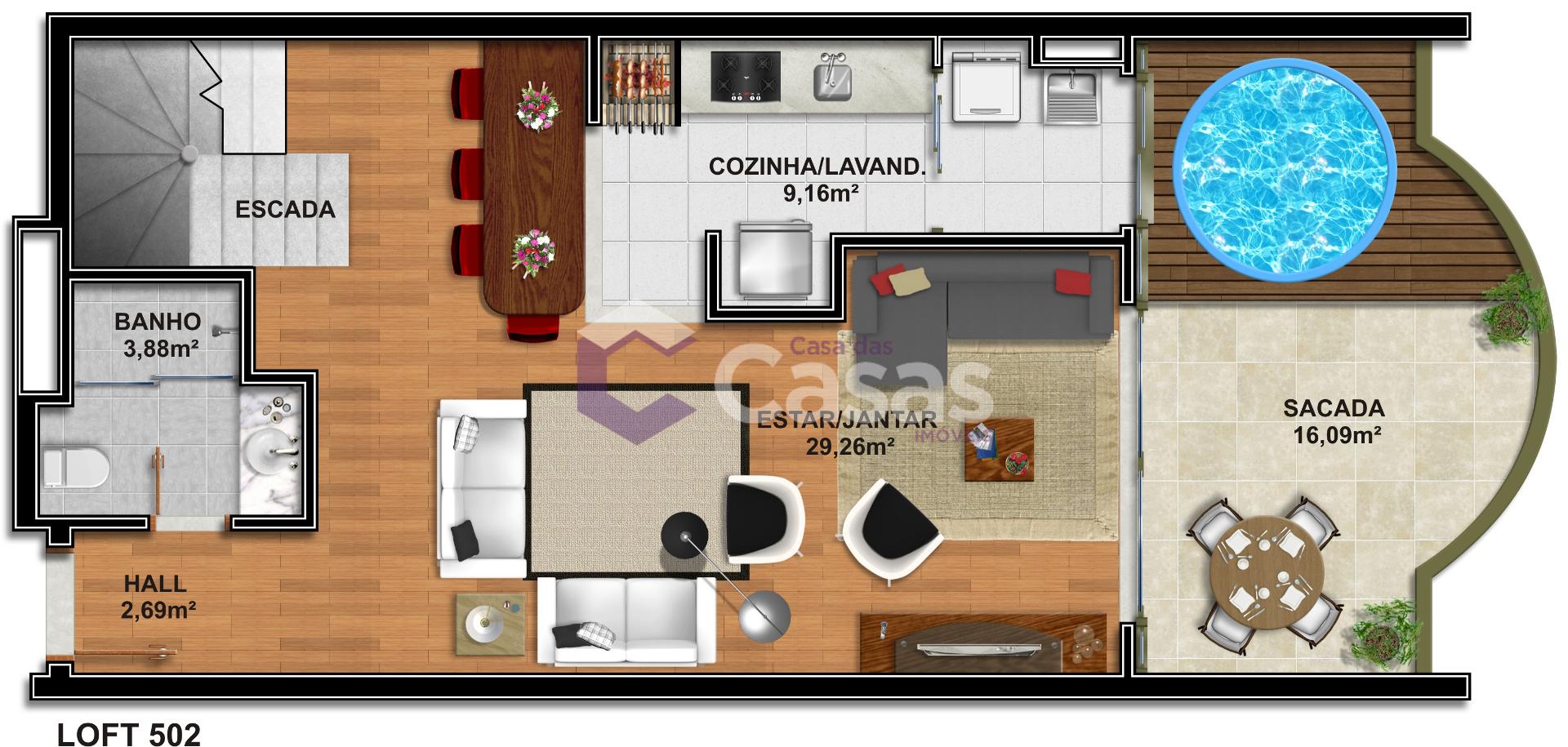 Apartamento à venda com 1 quarto, 82m² - Foto 18