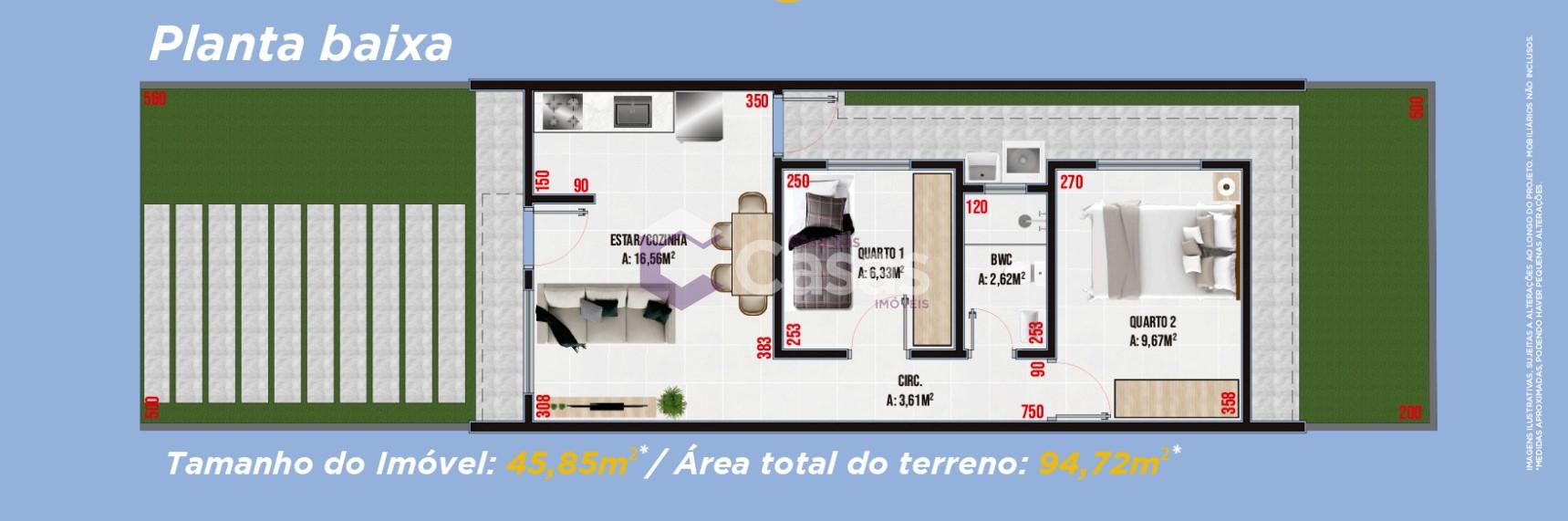 Casa de Condomínio à venda com 2 quartos, 45m² - Foto 5