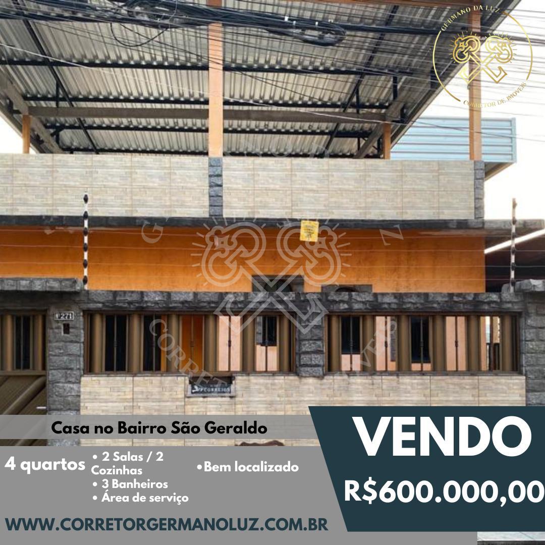 Casa ? venda no bairro S?o Geraldo, MANAUS - AM, com duas su?t...