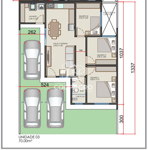 Casa com três dormitórios à venda no Jardim São Francisco em T...