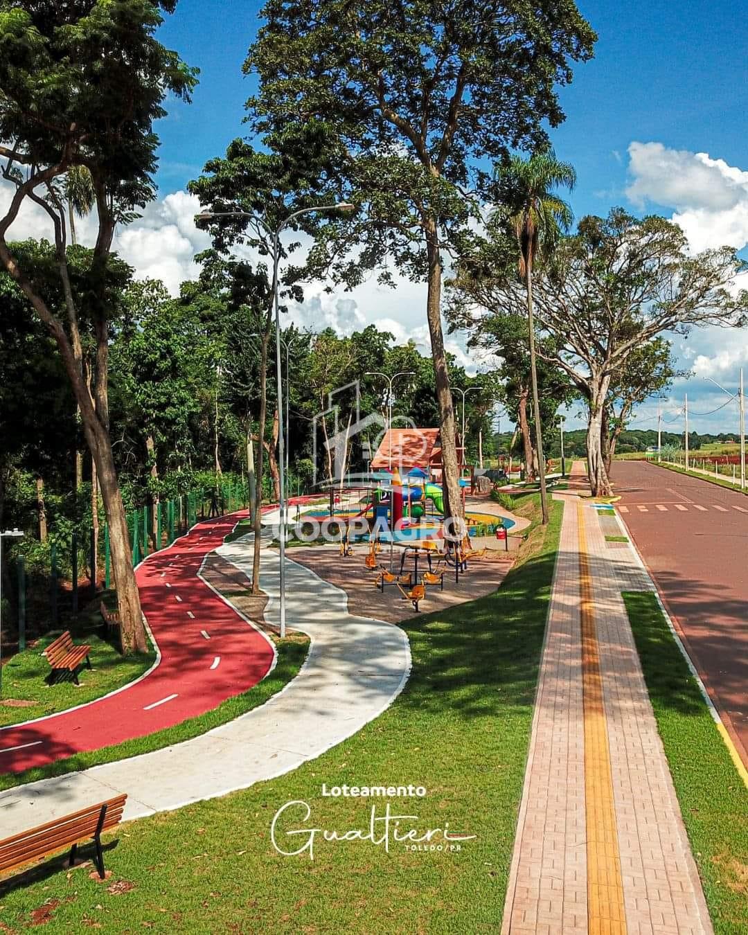 Loteamento Gualtieri, Toledo - PR. localizado em uma região alta.