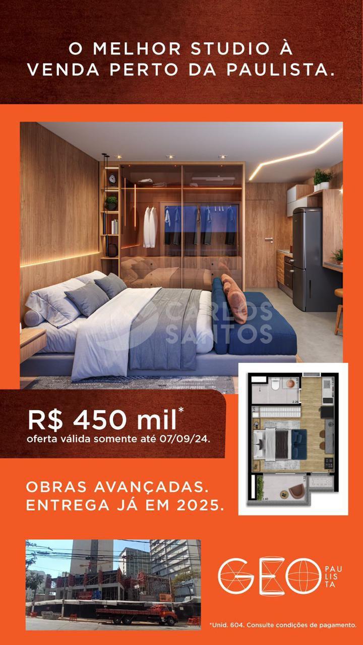 Studio a venda pre?o promocional, Bela Vista, SAO PAULO - SP