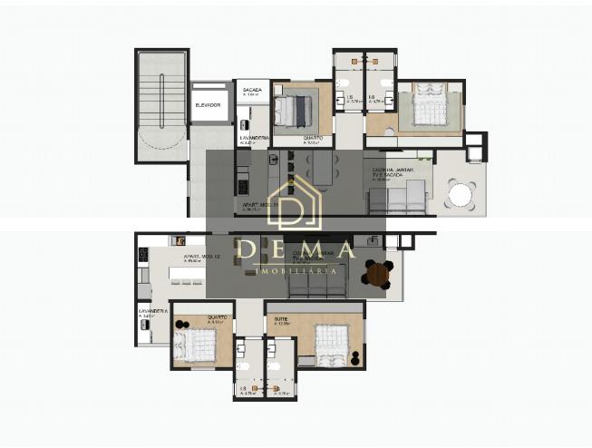 Apartamento à venda com 1 quarto, 84m² - Foto 8