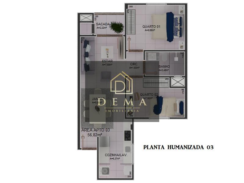 Apartamento à venda com 2 quartos - Foto 9