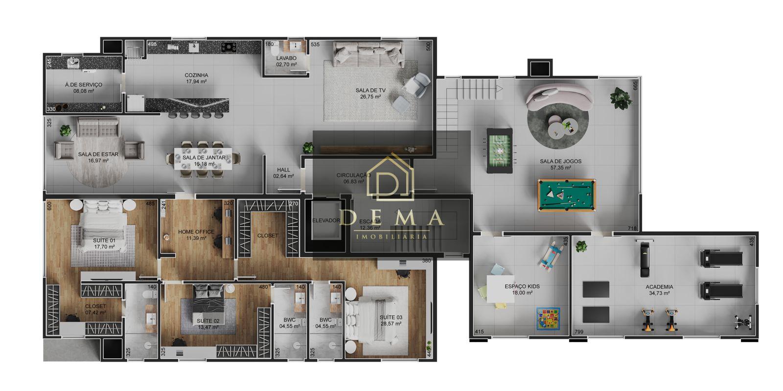 Apartamento à venda com 2 quartos, 105m² - Foto 21