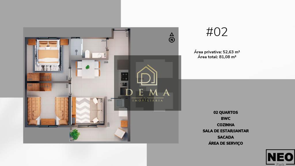 Apartamento à venda com 2 quartos - Foto 7