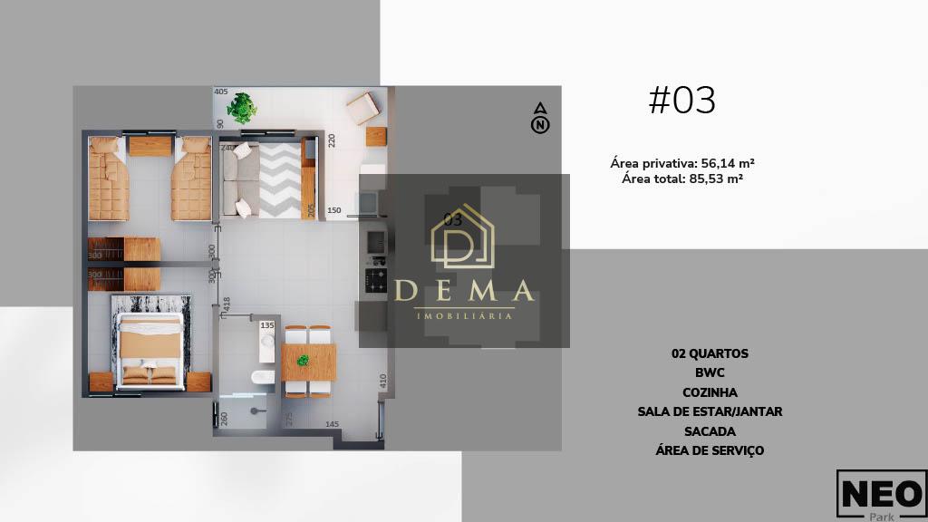 Apartamento à venda com 2 quartos - Foto 8