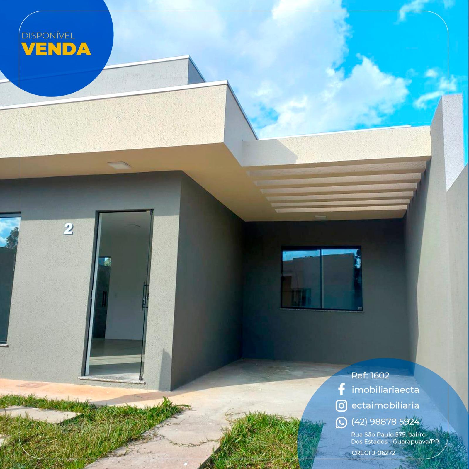 Casa à venda, Vila Bela, GUARAPUAVA - PR