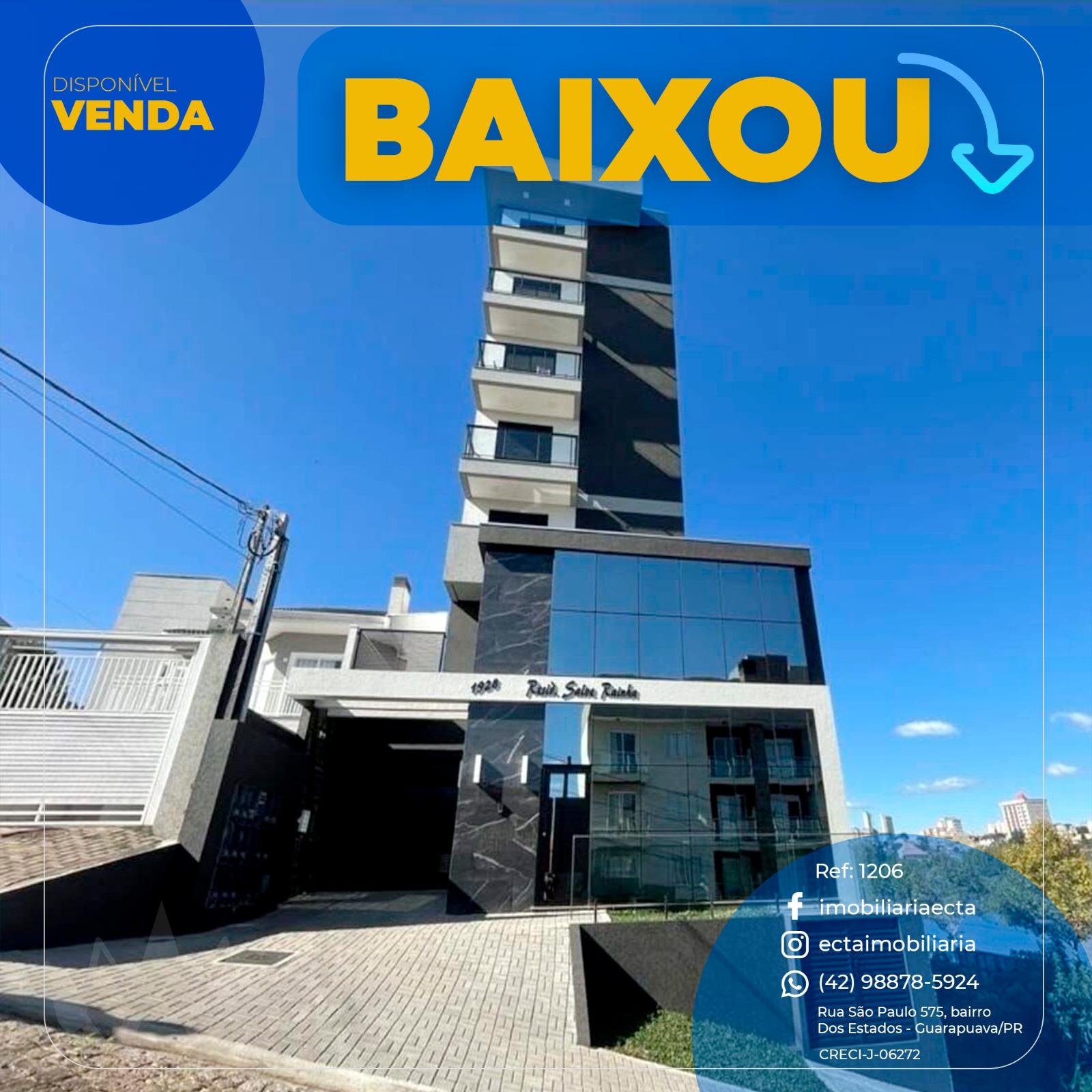 Apartamento com 2 dormitórios à venda, Batel, GUARAPUAVA - PR