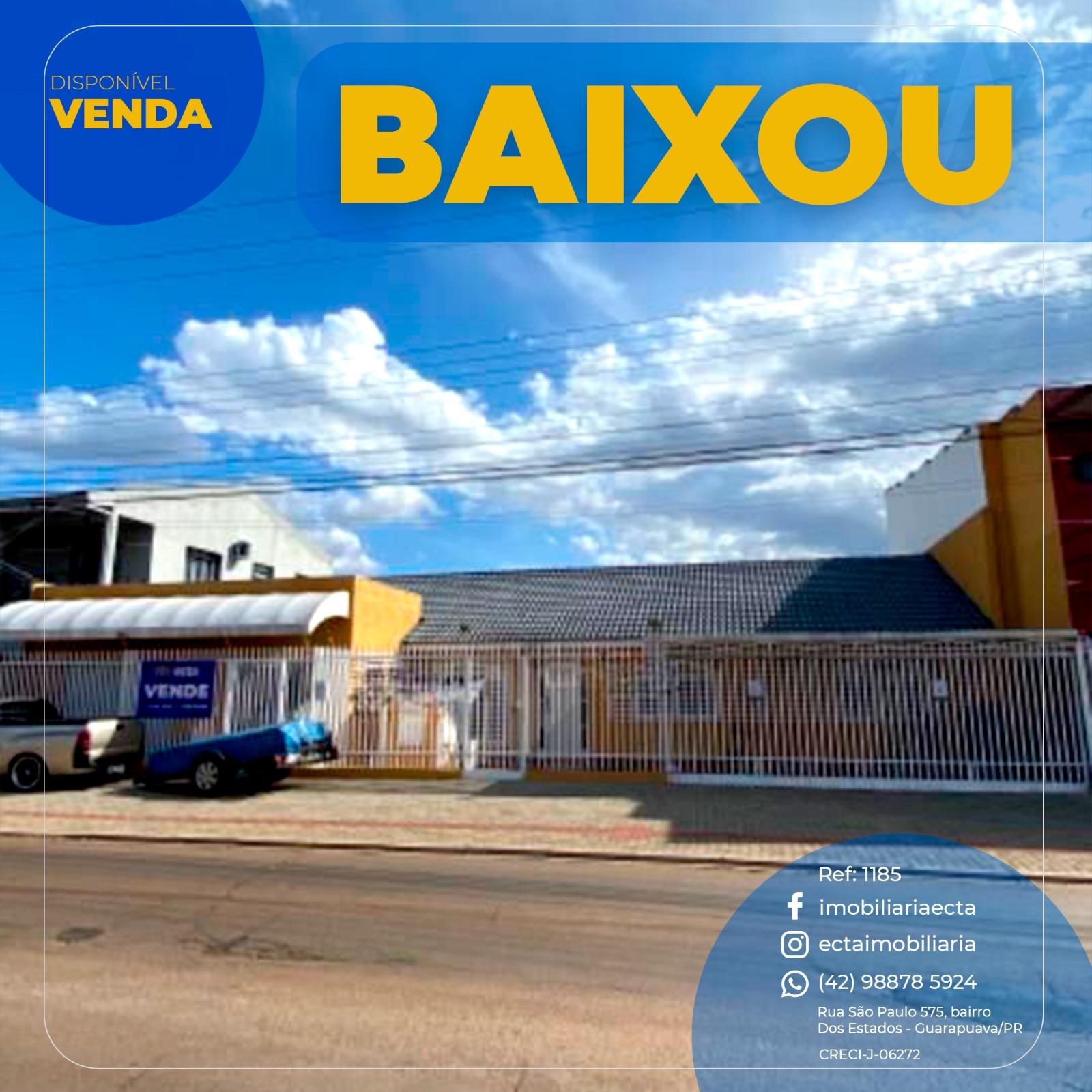 Casa com 3 dormitórios à venda, Bonsucesso, GUARAPUAVA - PR