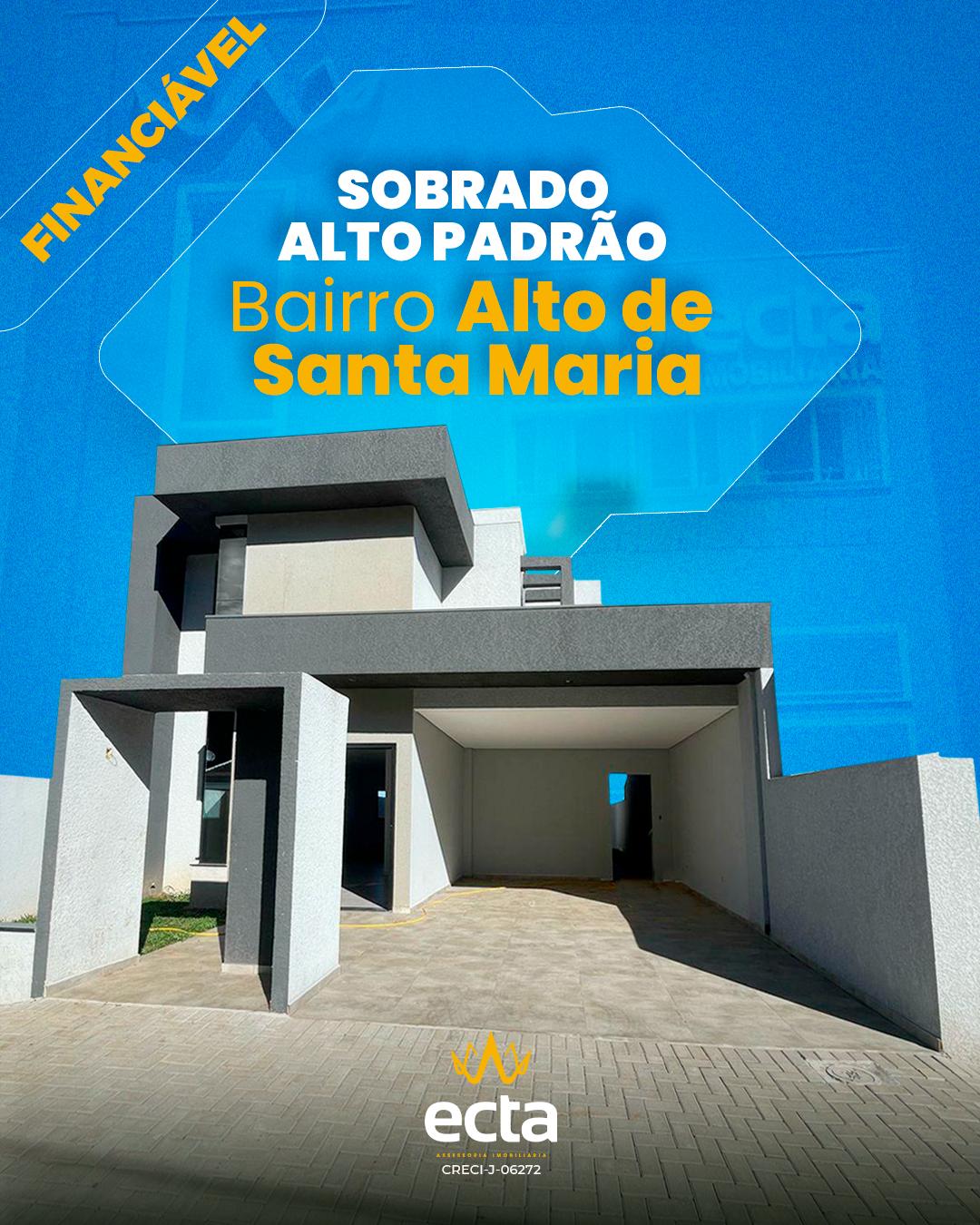 Sobrado à venda, Loteamento Alto Santa Maria, GUARAPUAVA - PR