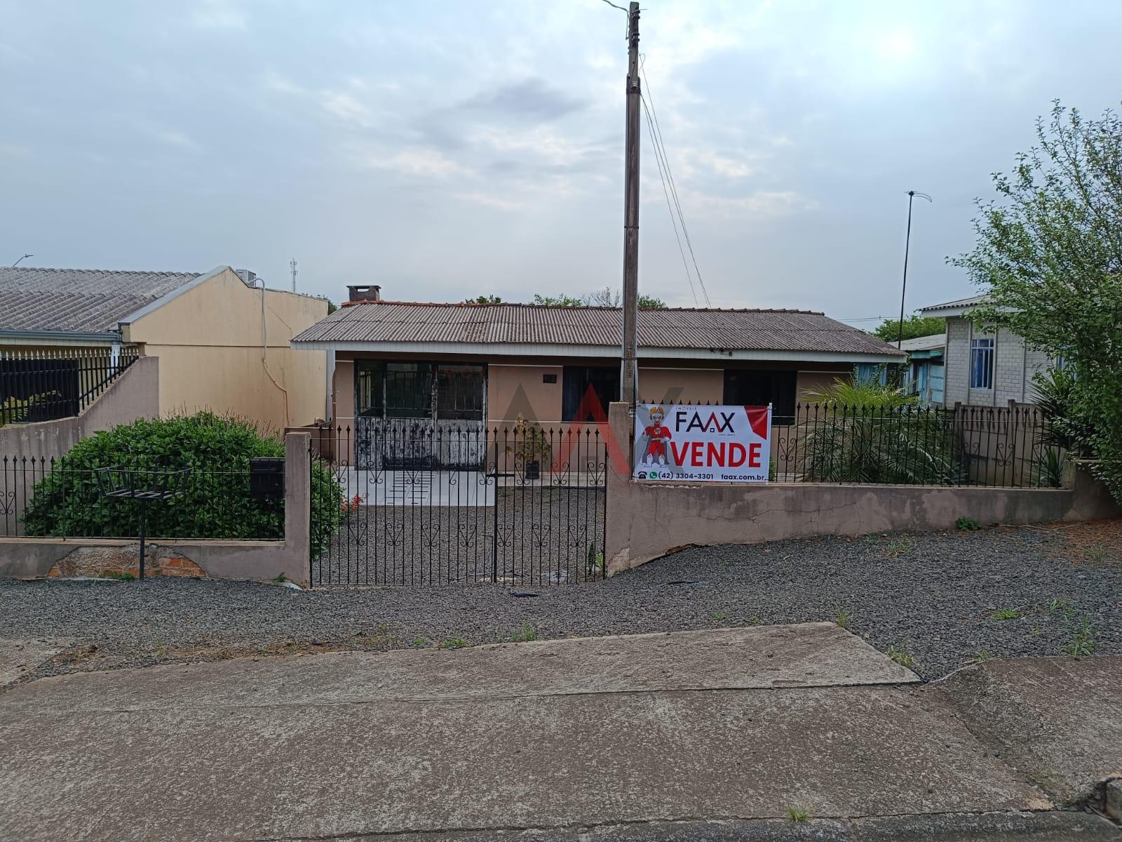 Casa à venda com terreno de 600m  na PRIMAVERA em GUARAPUAVA - PR