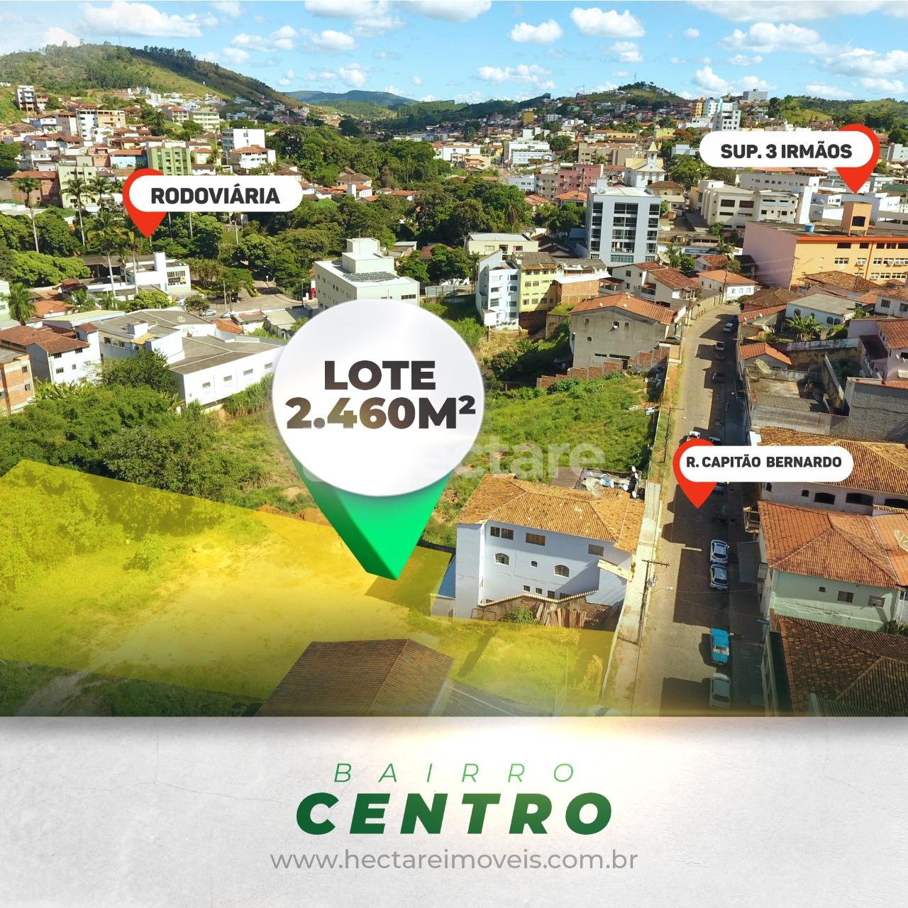 ÁREA COMERCIAL NO CENTRO DE GUANHÃES.ÁREA TOTAL DE 2.460m²