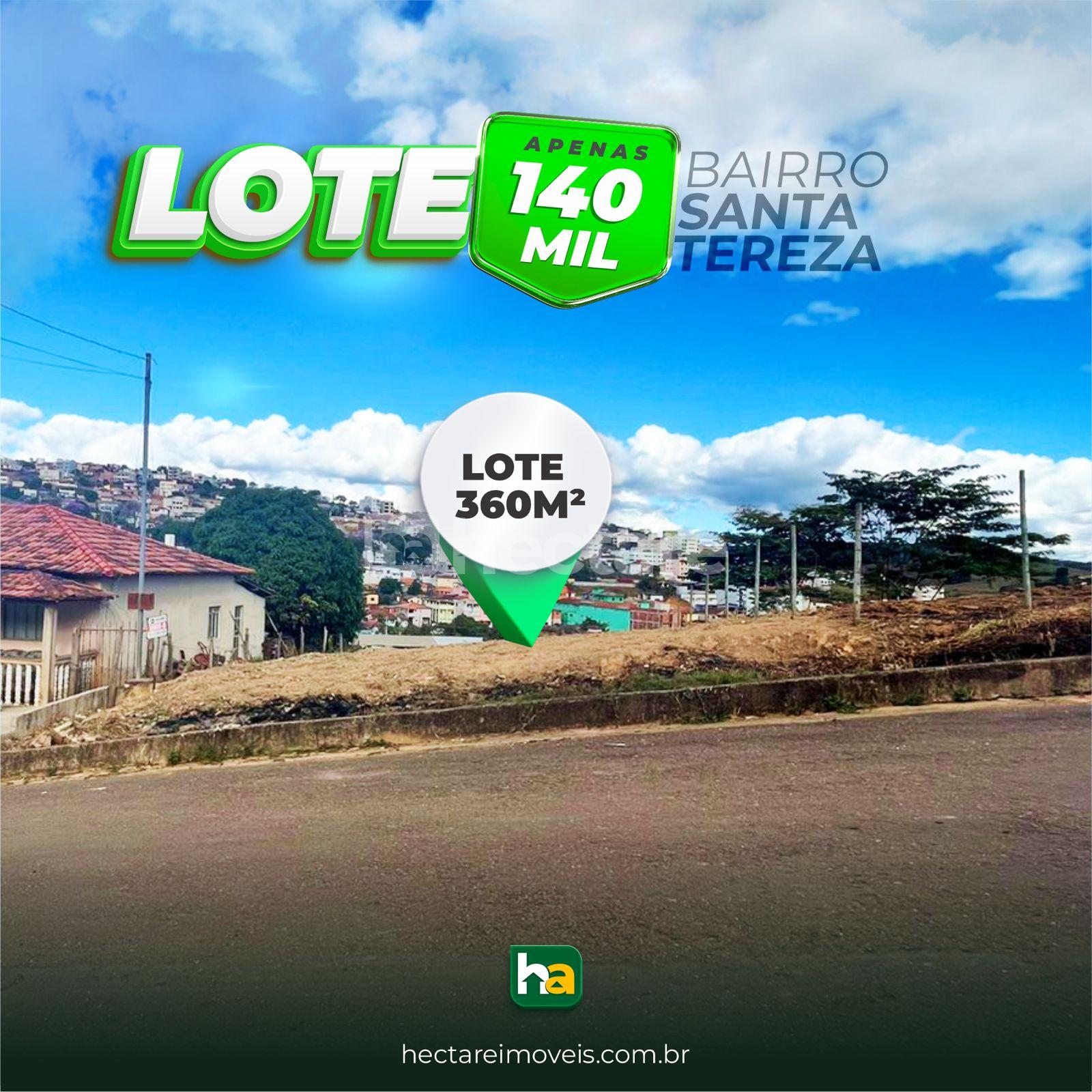 LOTE DE 360M2 À VENDA - SANTA TEREZA