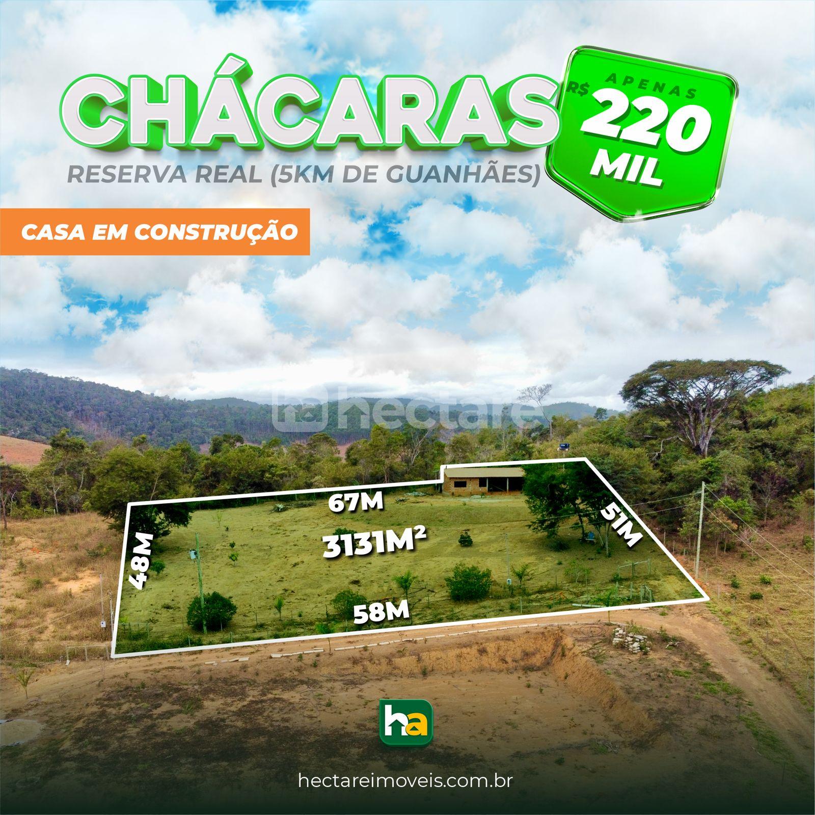 Chácara à venda, ZONA RURAL, GUANHAES - MG